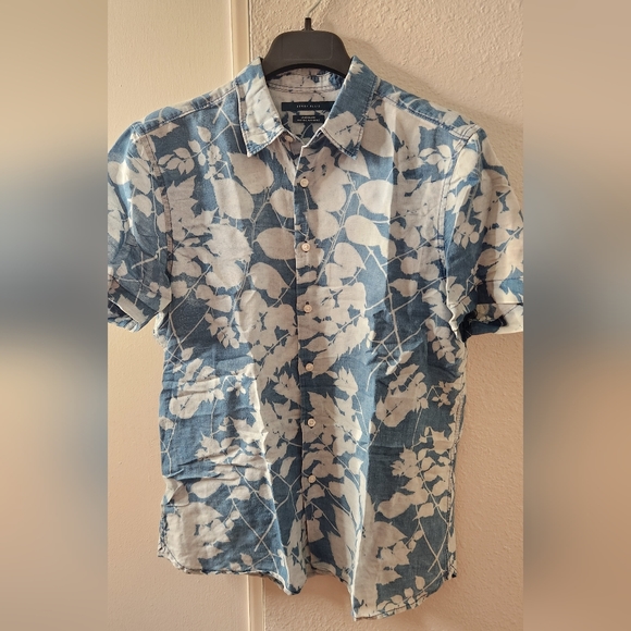 Perry Ellis Linen Blend Shirt - Picture 1 of 6